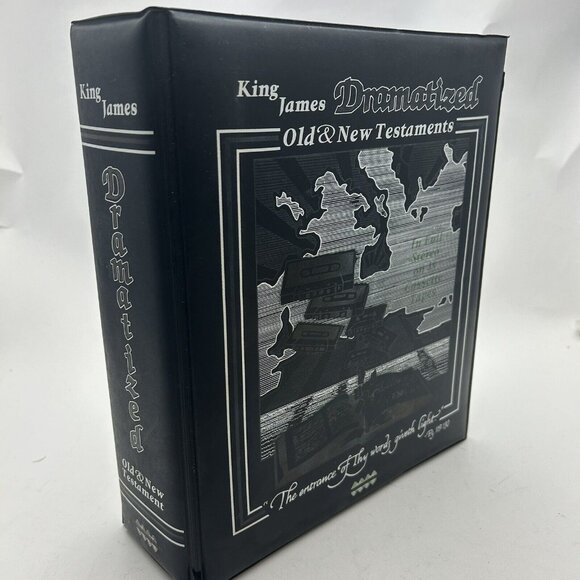 King James Dramatized Old & New Testaments (Audio Cassette Tapes) 48 tapes!